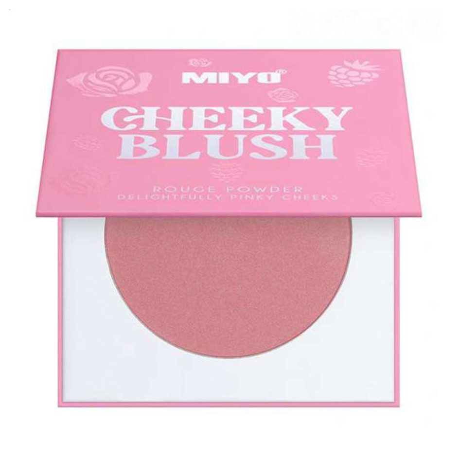 Компактні рум'яна для обличчя Miyo Cheeky Blush Rouge Powder Delightfully Pinky Cheeks 02 Sweet Liar, 8 г